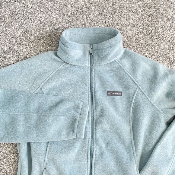 Columbia Sawyer Rapids Womens Full Zip Fleece Jacket Green Size XL - Picture 2 of 11